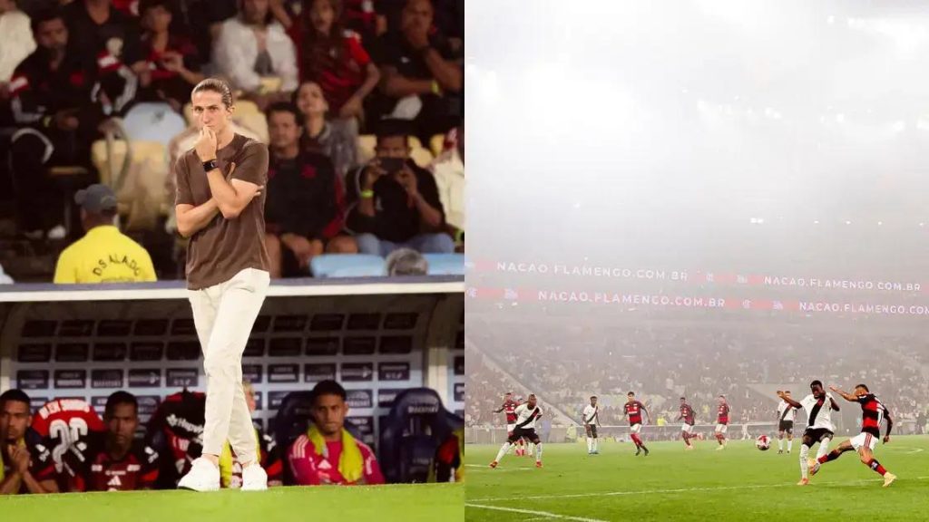 Filipe Luís cita PSG para explicar por que time principal teve estreia no jogo do Flamengo x Vasco